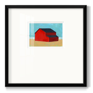 Big Red One II Premium Framed Print Double Matboard