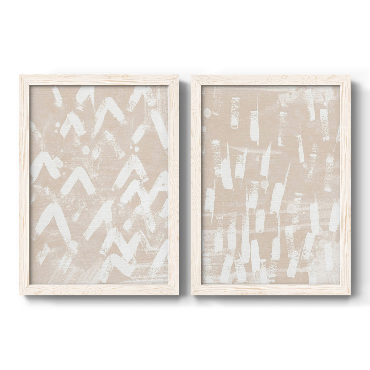 Earth Etching III - Premium Framed Canvas 2 Piece Set - Ready to Hang