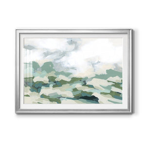 Verdant Hillside II - Modern Framed Art Print