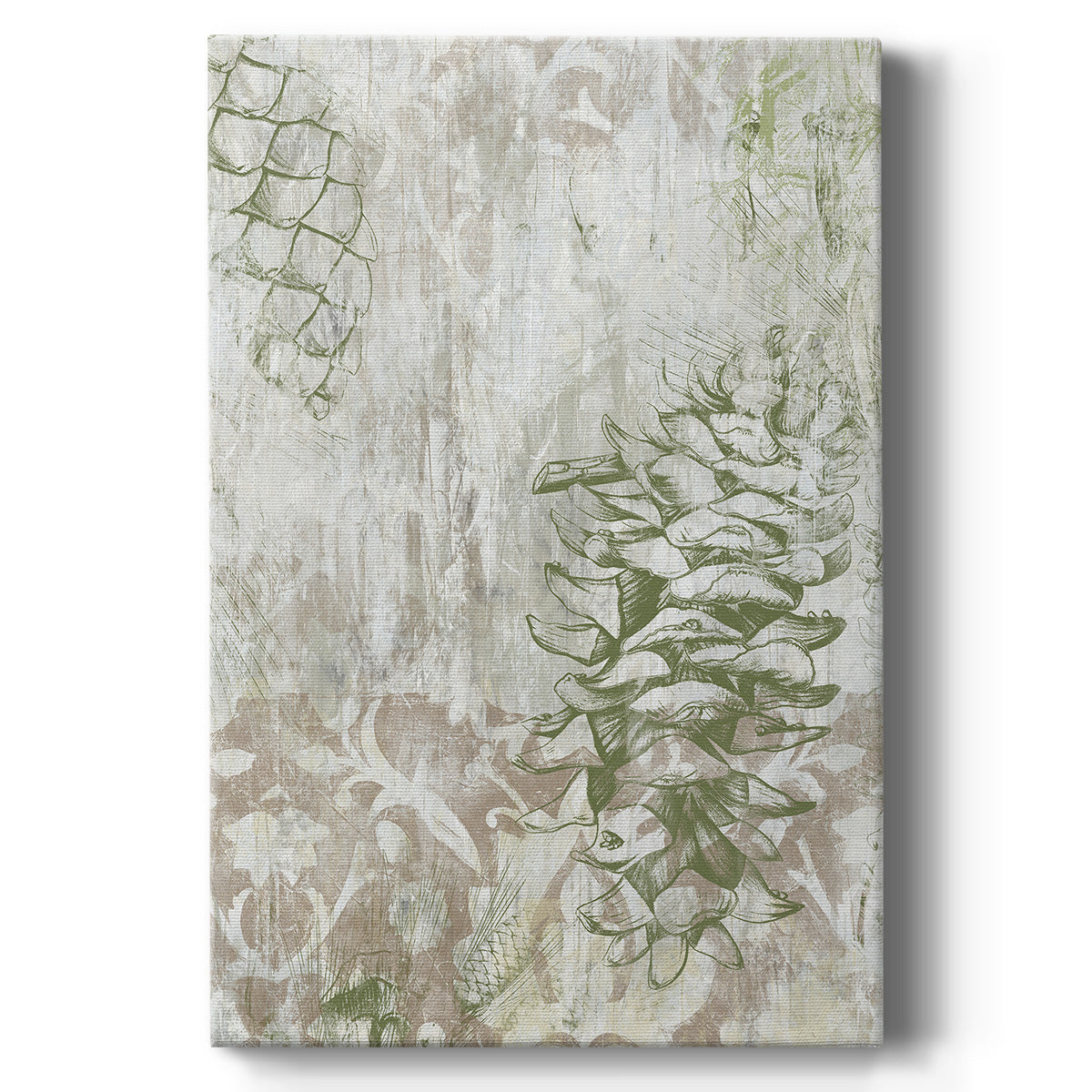 Pinecone Fresco II Premium Gallery Wrapped Canvas - Ready to Hang