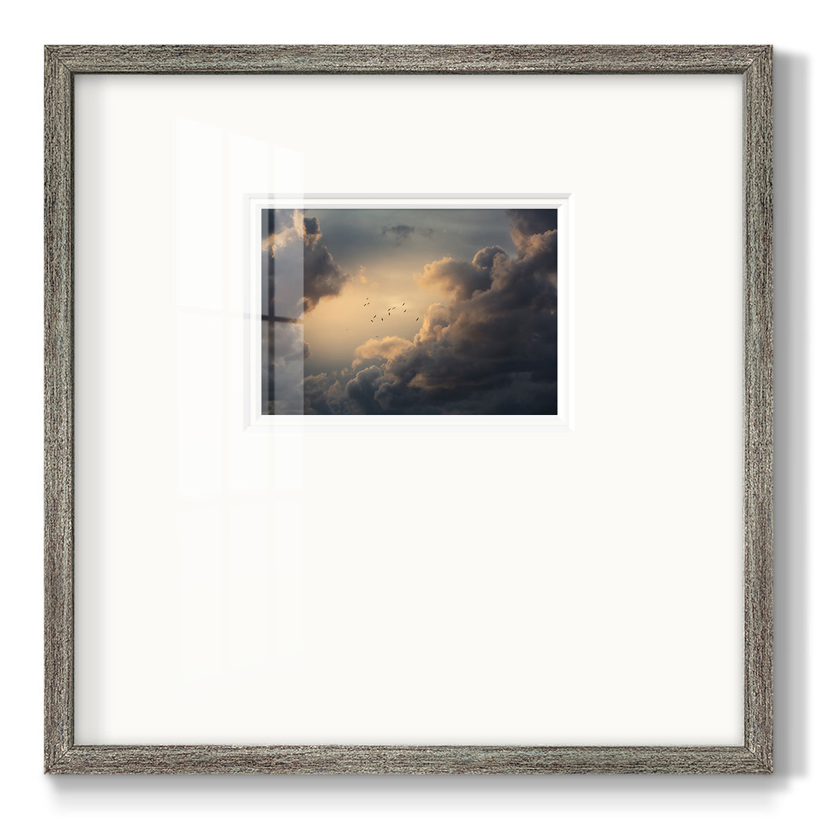Soaring High Above Premium Framed Print Double Matboard