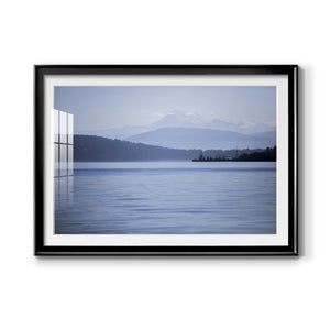 Blue Serenity - Modern Framed Art Print