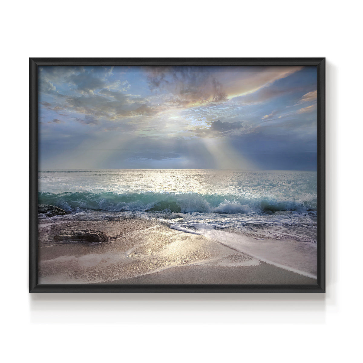 42429,sunrise,ocean,beach,waves,sand,shore,sunlight,clouds,water,reflections,nature,dawn,tranquility,peaceful,scenery,coastal,horizon,marine,rocks,sea,morning,beauty,environment,outdoor,landscape,seascape,surf,tides,tropical,serenity,vacation,relaxation,escape,vacation destination,idyllic,calm,blue sky,coastal view,sunlight rays,atmospheric,Re-stickable,Landscape & Nature