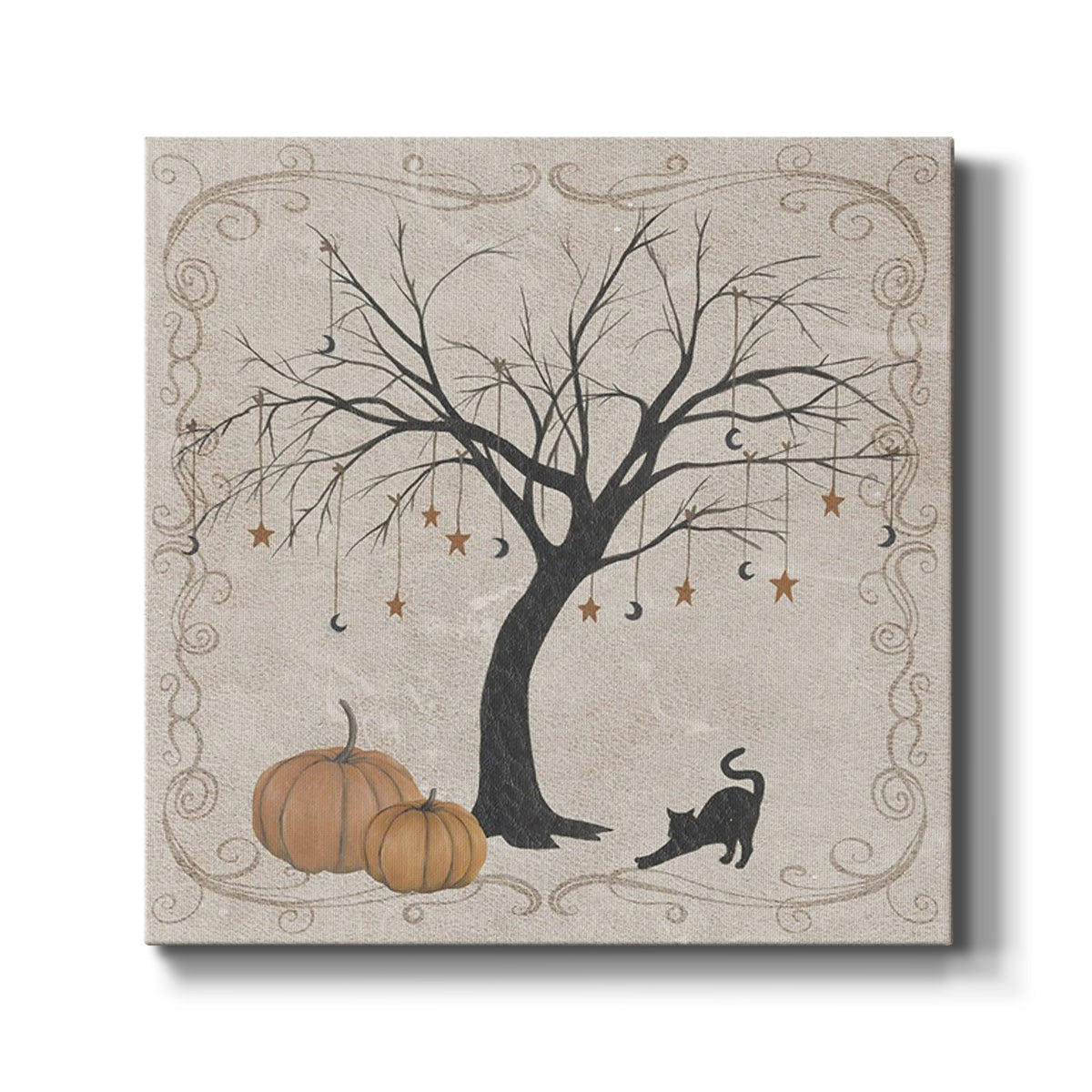 Vintage Halloween Collection A -Premium Gallery Wrapped Canvas - Ready to Hang