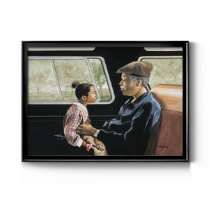 Road Trip II - Modern Framed Canvas Print