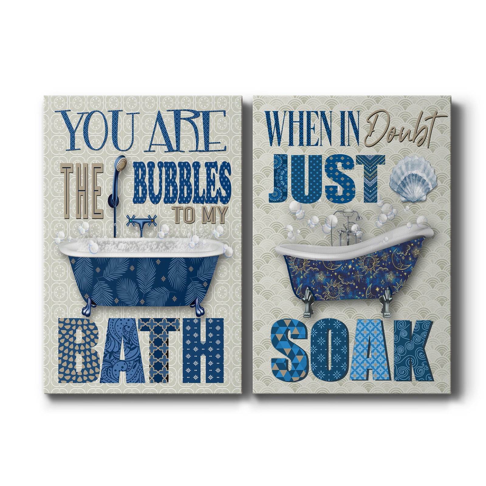 Bubble Bath - Canvas Art Set