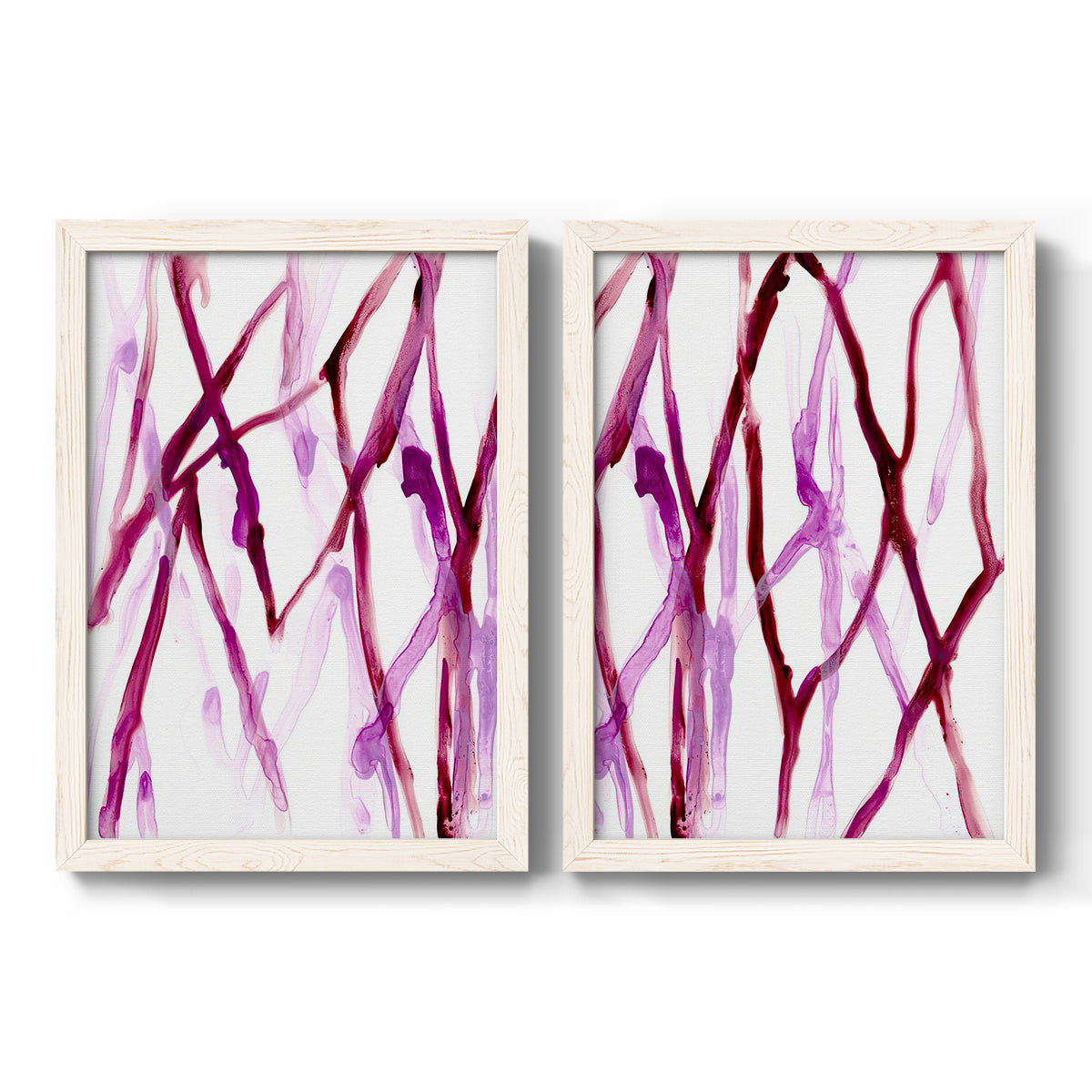 Runnel XV - Premium Framed Canvas 2 Piece Set - Ready to Hang