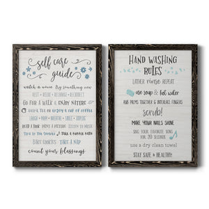 Guide to Self Care- Premium Framed Canvas in Barnwood - Ready to Hang
