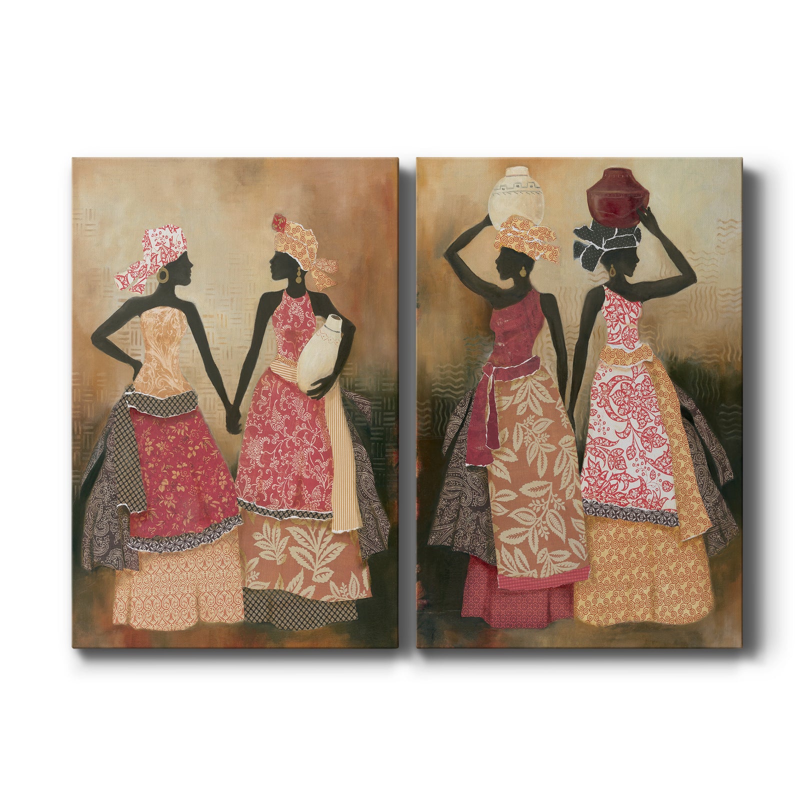 Village Women I - Canvas Art Print