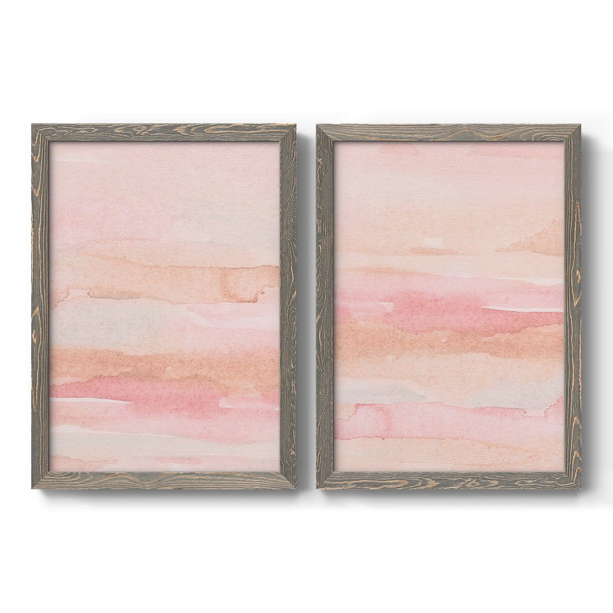 Rose Fade I - Premium Framed Canvas 2 Piece Set - Ready to Hang