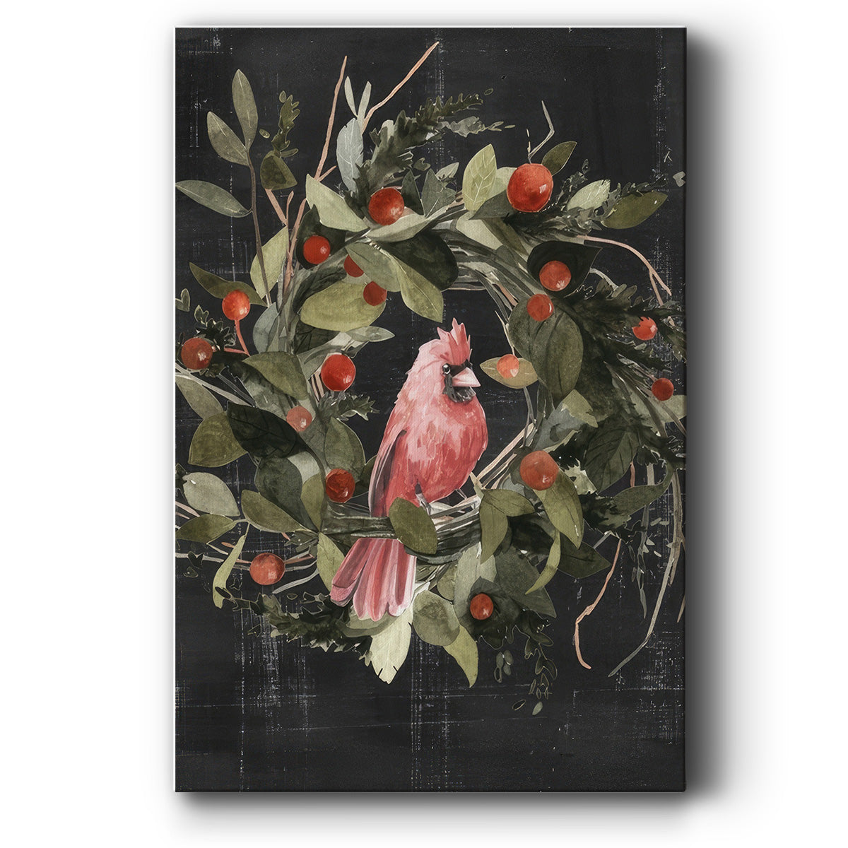 Christmas Cardinal II - Canvas Art Print