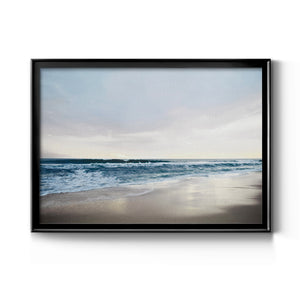 Shimmering Dawn - Modern Framed Canvas Print