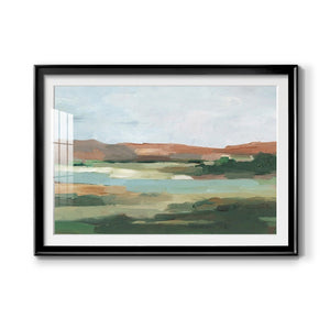 Autumn River Crossing I Premium Framed Print - Ready to Hang