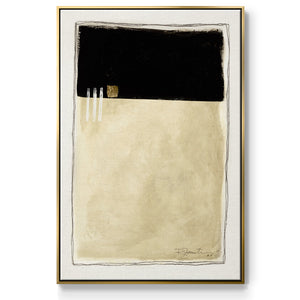 Inner Musing II - Framed Premium Gallery Wrapped Canvas L Frame - Ready to Hang