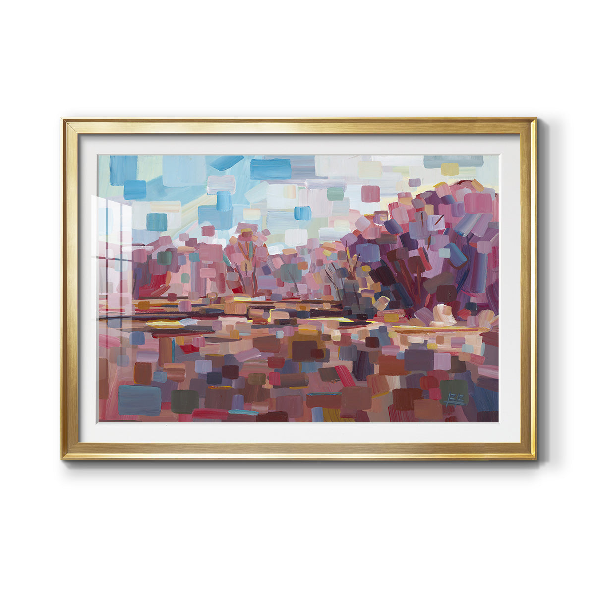 Pretty in Pink - Modern Framed Art Print