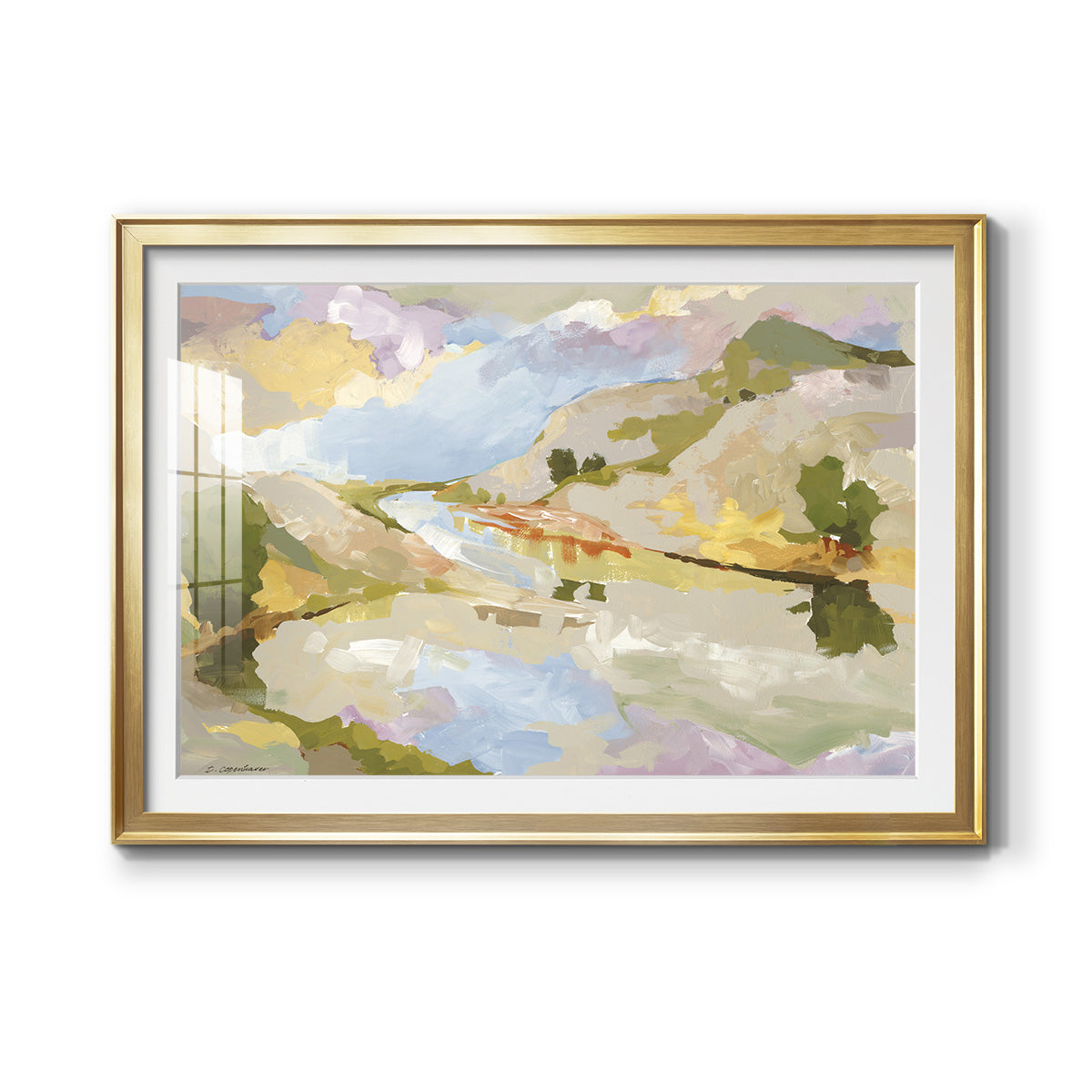 Uplands II - Modern Framed Art Print