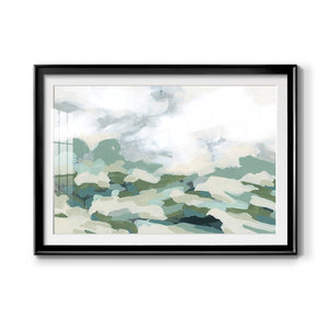 Verdant Hillside II - Modern Framed Art Print
