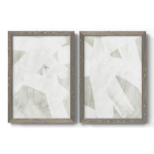 Stone Brush I - Premium Framed Canvas 2 Piece Set - Ready to Hang