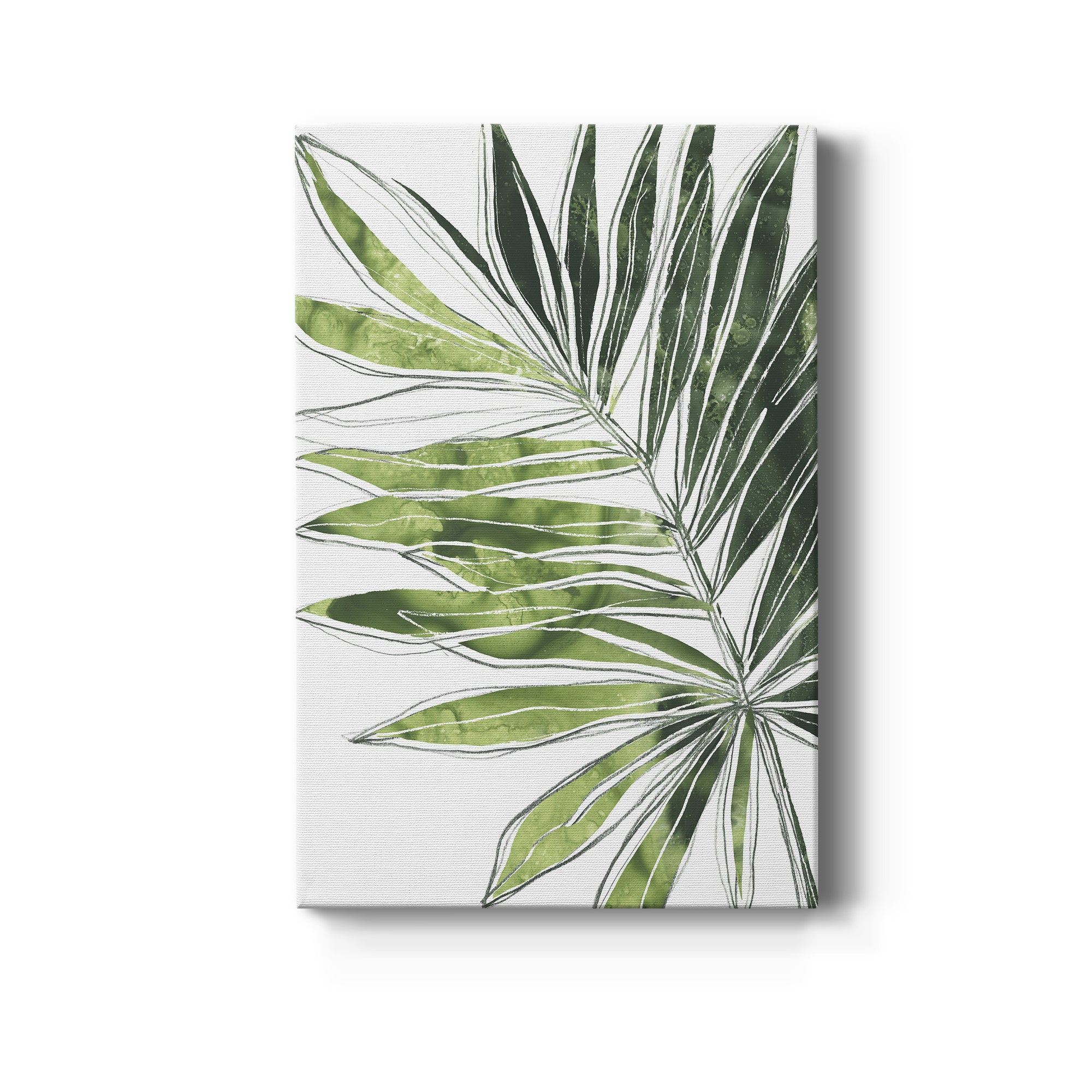 Expressive Palm IV Premium Gallery Wrapped Canvas - Ready to Hang