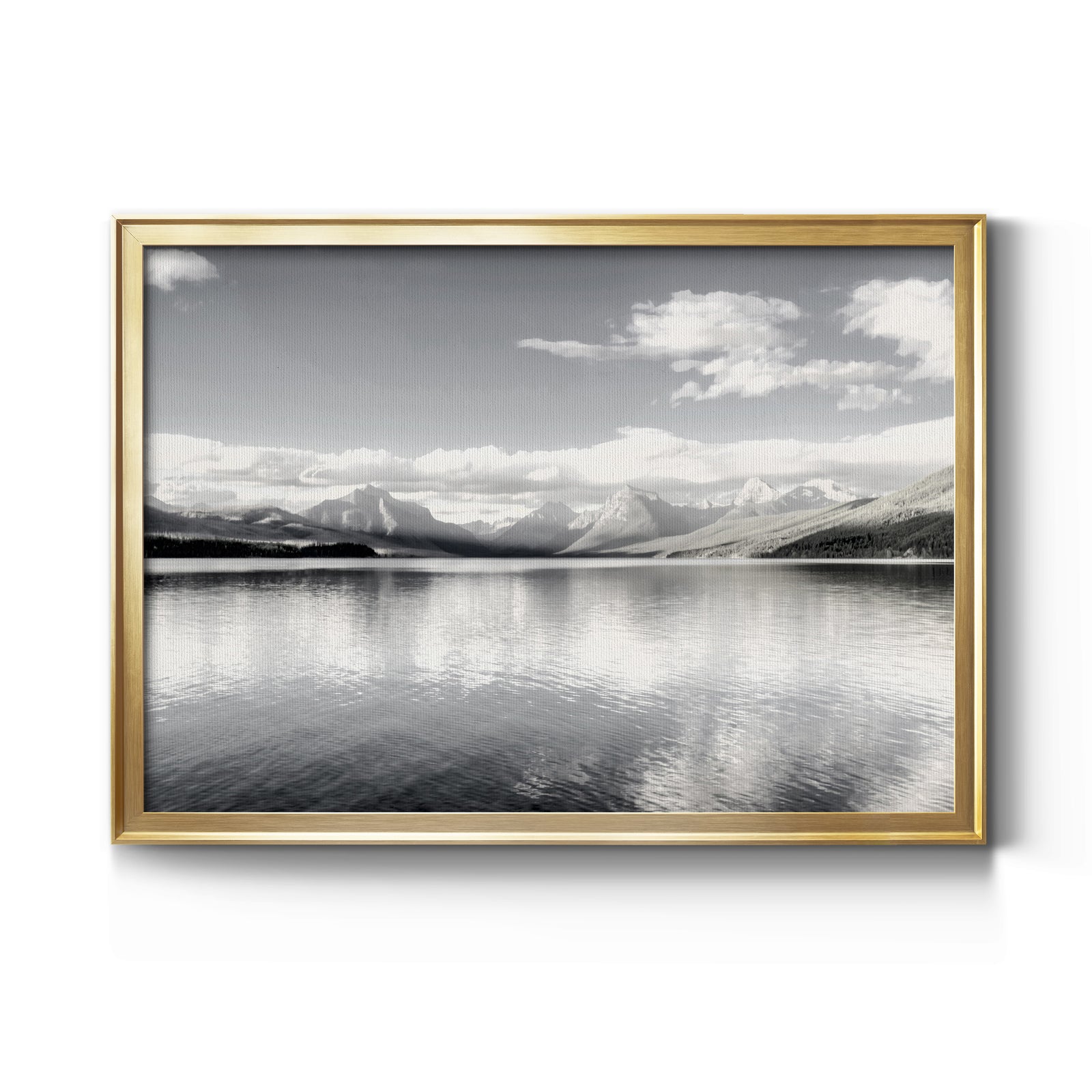 Crystal Lake - Modern Framed Canvas Print