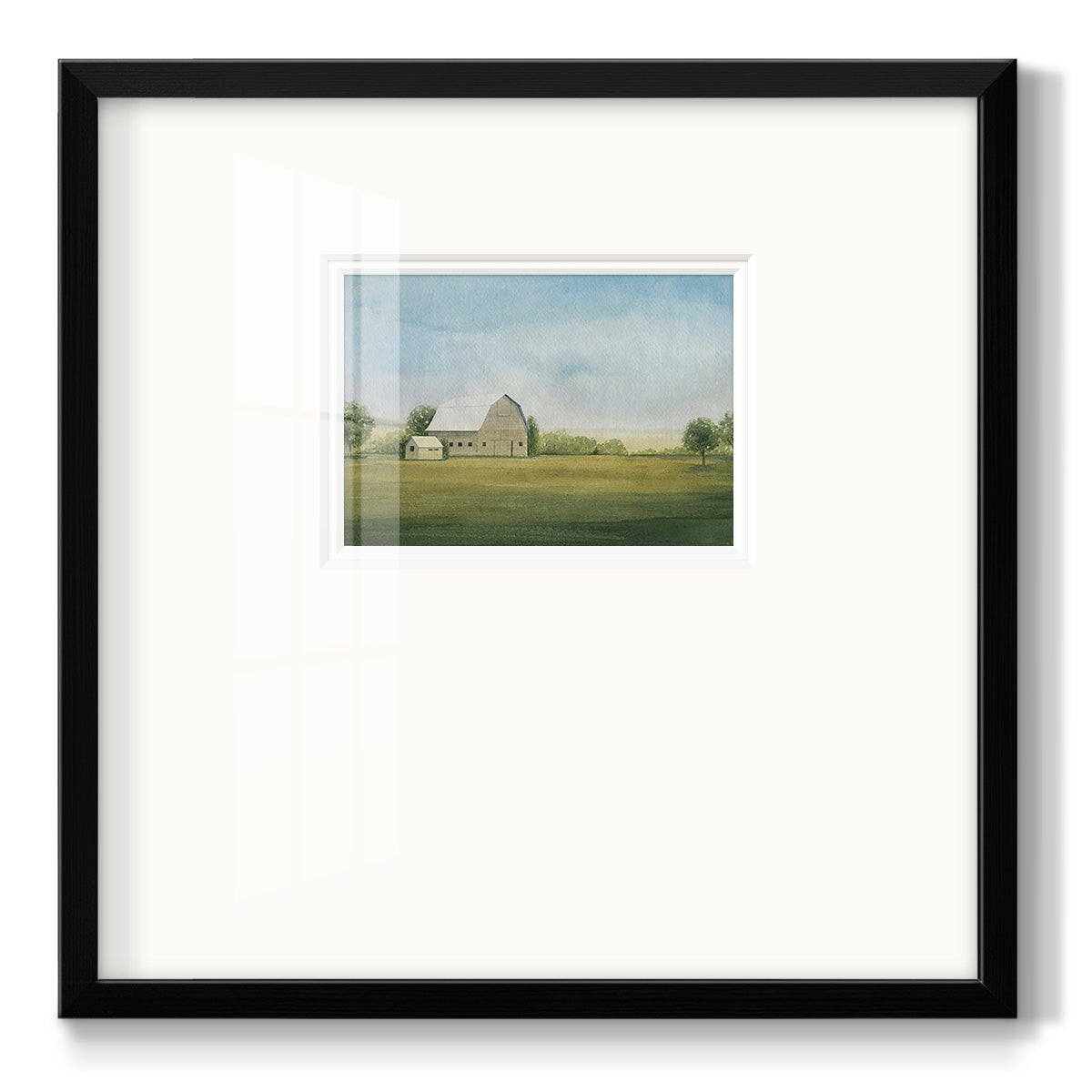 Grove Farm II Premium Framed Print Double Matboard