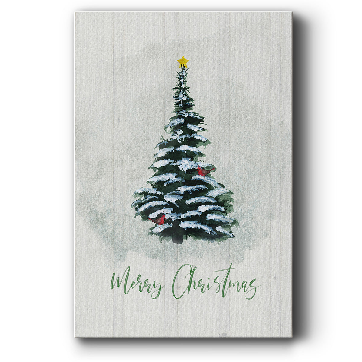 Winter Pine Christmas - Gallery Wrapped Canvas