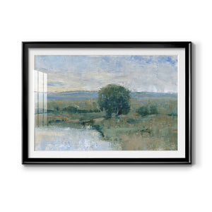 Riverbank Impression II - Modern Framed Art Print