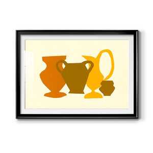 Posing Pottery II - Modern Framed Art Print