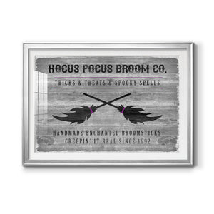 Hocus Pocus Broom Co. - Modern Framed Art Print