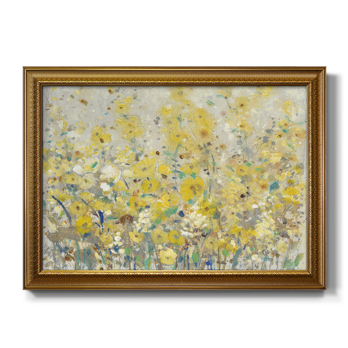 Cheerful Garden I - Ornate Framed Canvas Print