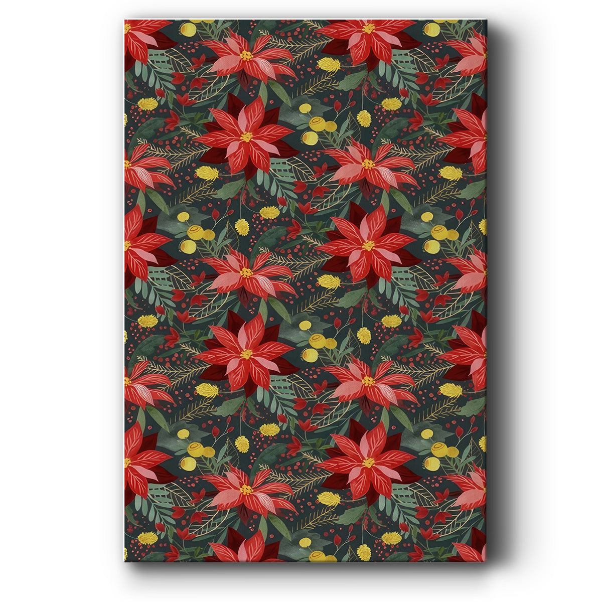 Bright Christmas Night Collection E - Canvas Art Print