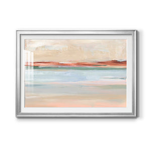 Sienna Horizon II - Modern Framed Art Print