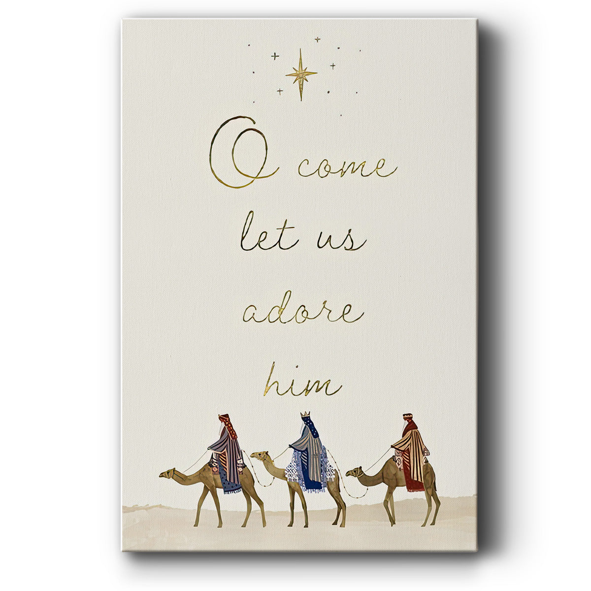 Away in a Manger Collection B - Canvas Art Print