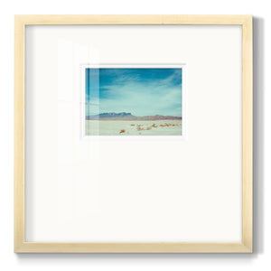 Salt Flat Walk II Premium Framed Print Double Matboard