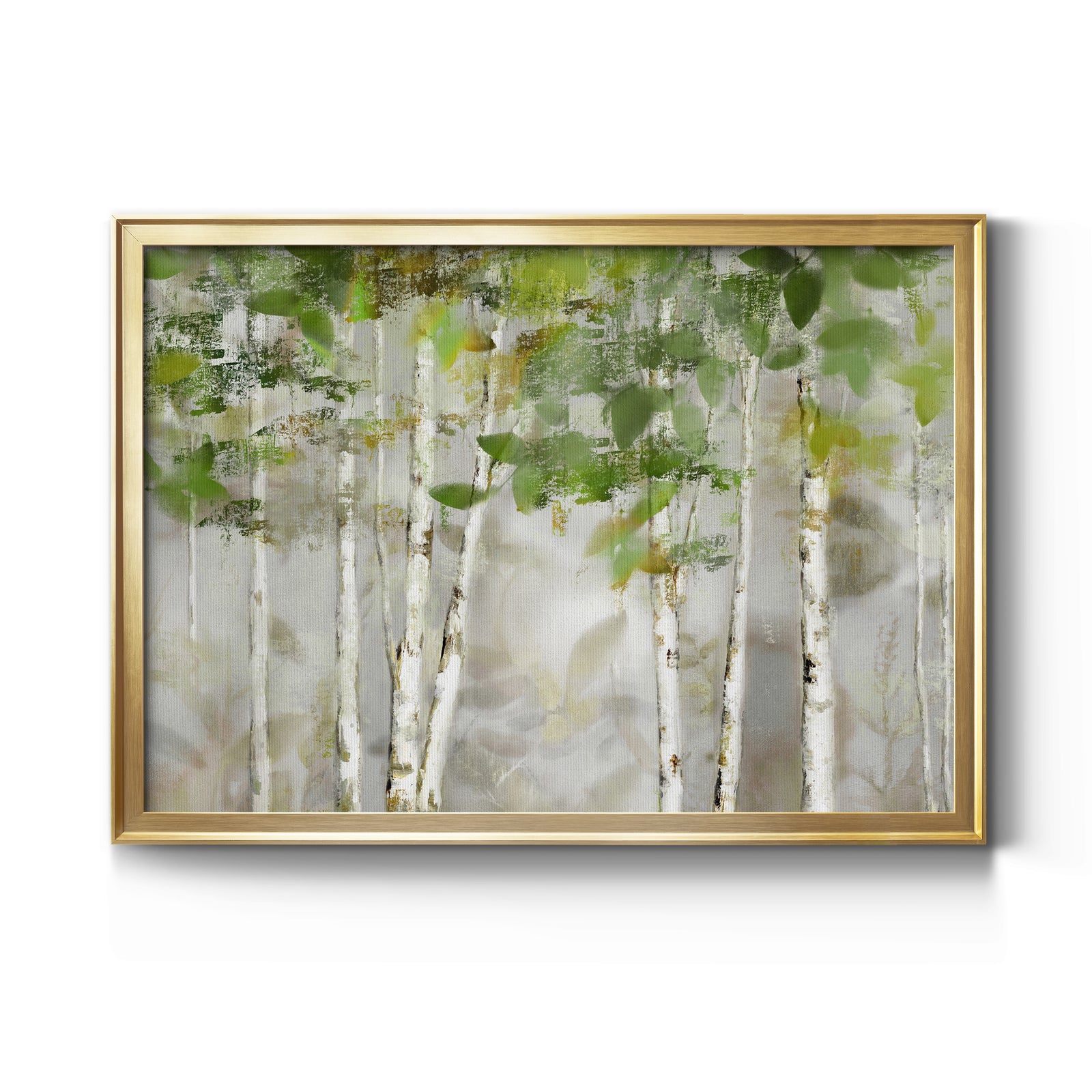 Evergreen Forest - Modern Framed Canvas Print
