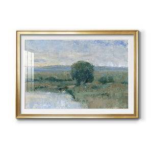 Riverbank Impression II - Modern Framed Art Print
