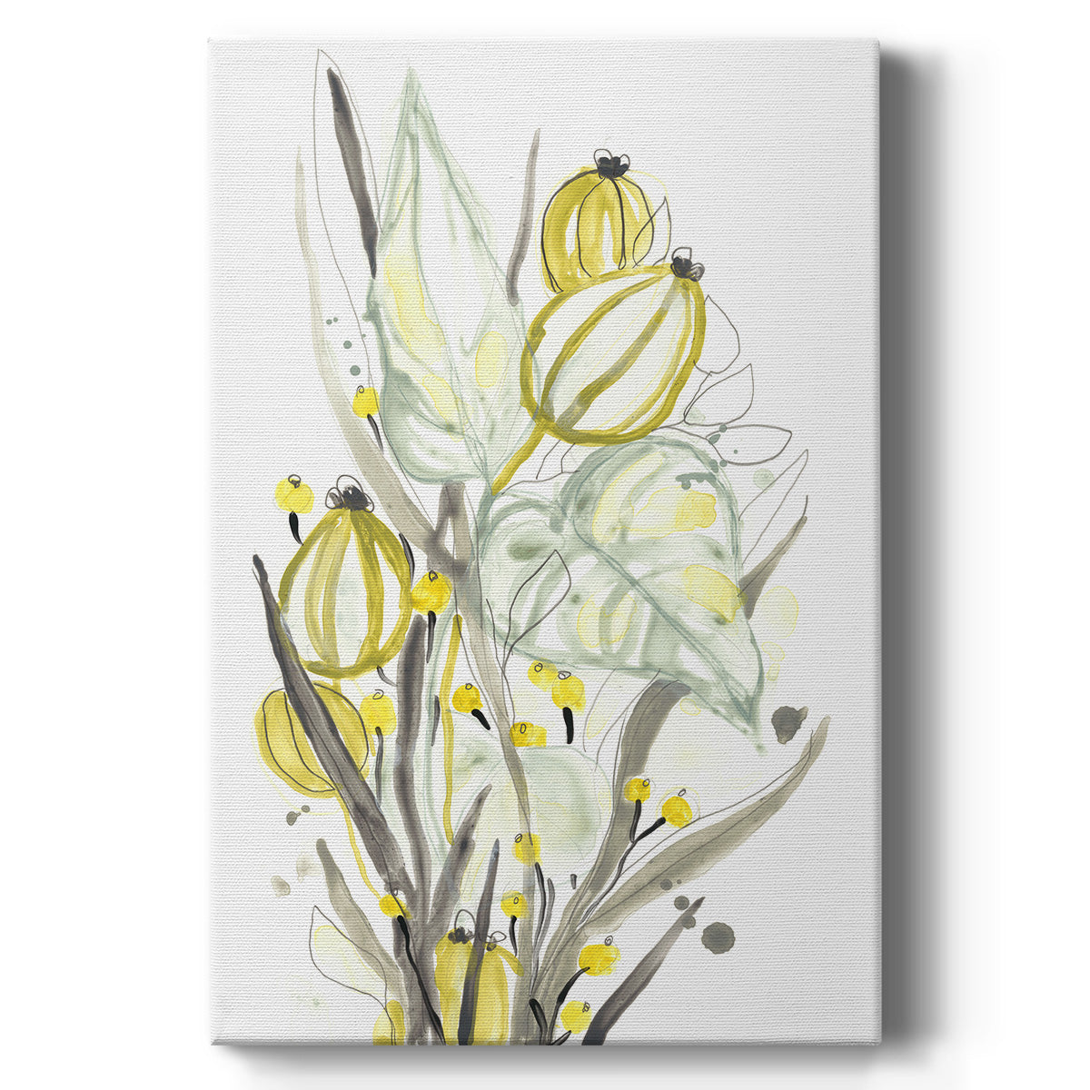 Ethereal Citron I Premium Gallery Wrapped Canvas - Ready to Hang