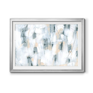 Stone Hatchmarks II - Modern Framed Art Print
