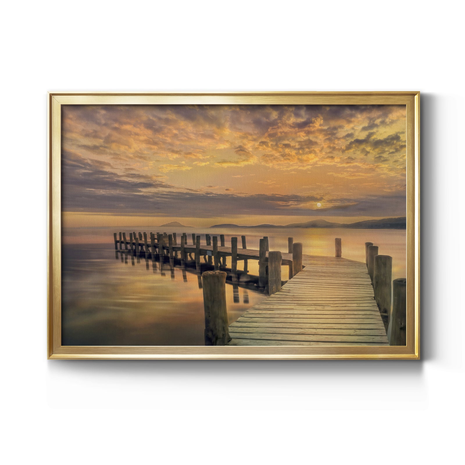 Reaching Out - Modern Framed Canvas Print