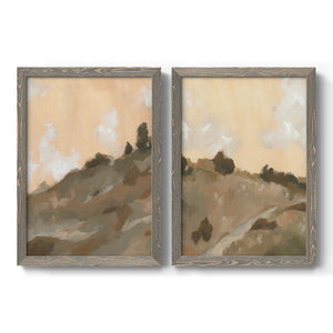 Hillside Walking Path III - Barnwood Framed Canvas Set