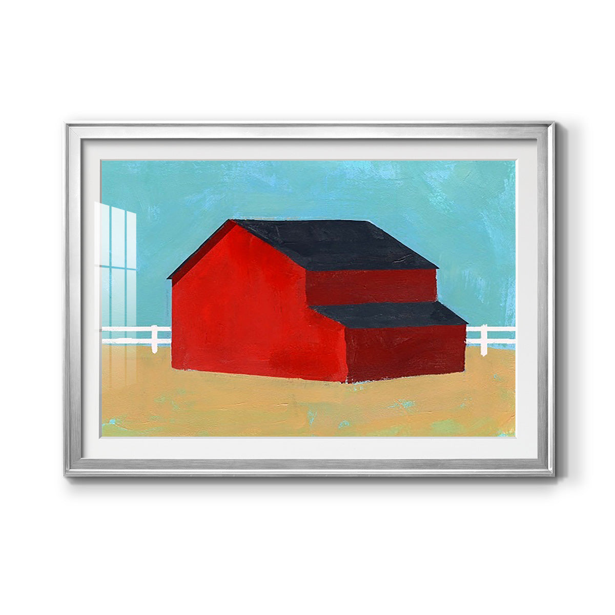 Big Red One II Premium Framed Print - Ready to Hang