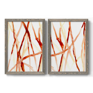 Runnel V - Barnwood Framed Canvas Set