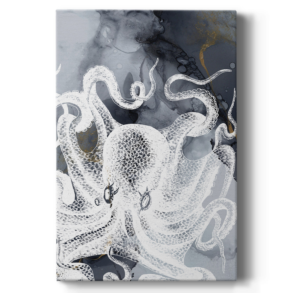 Octopus Ink II - Canvas Art Print