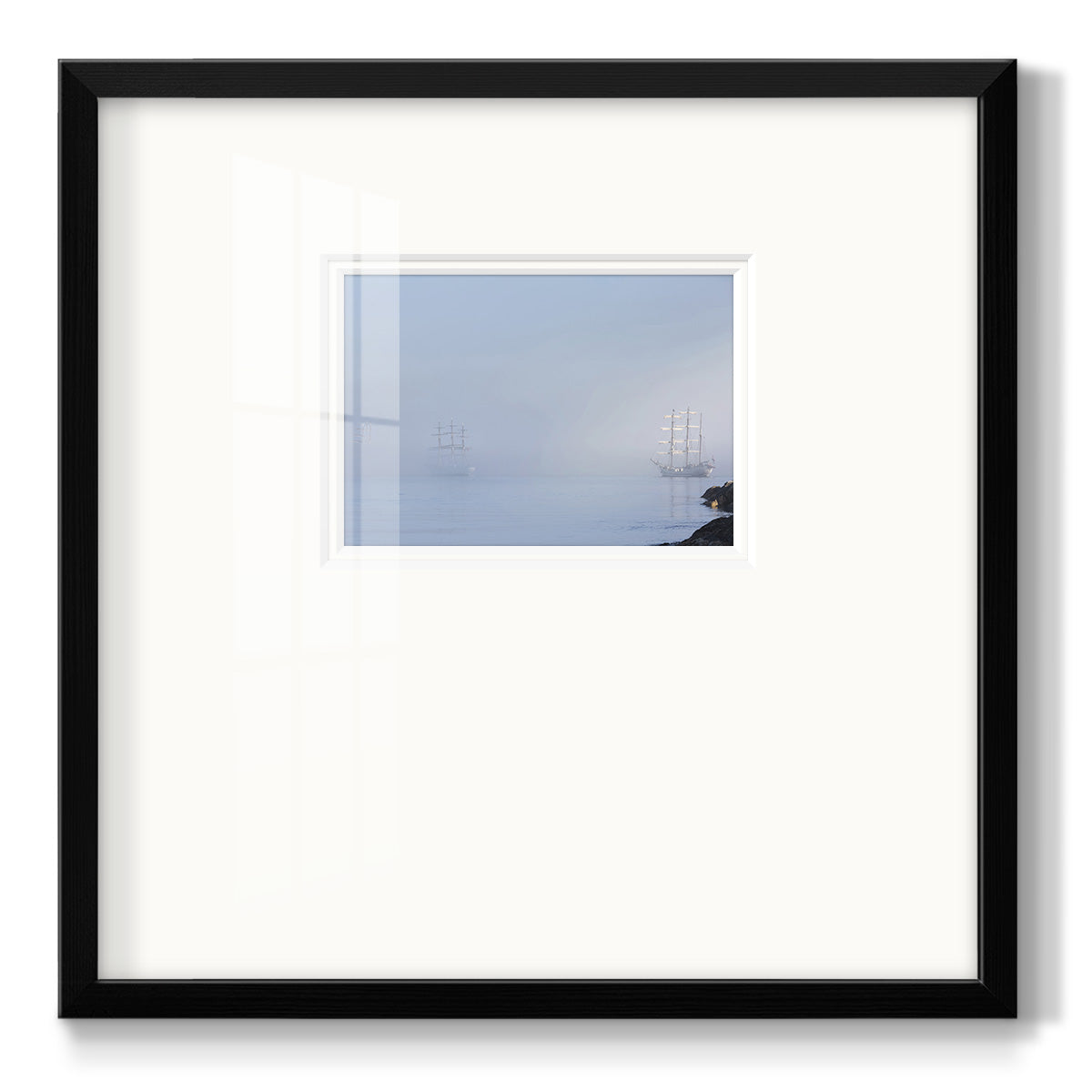 In the Mist Premium Framed Print Double Matboard