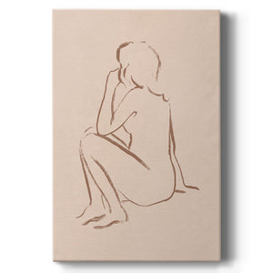 Sketched Pose II - Canvas Art Print
