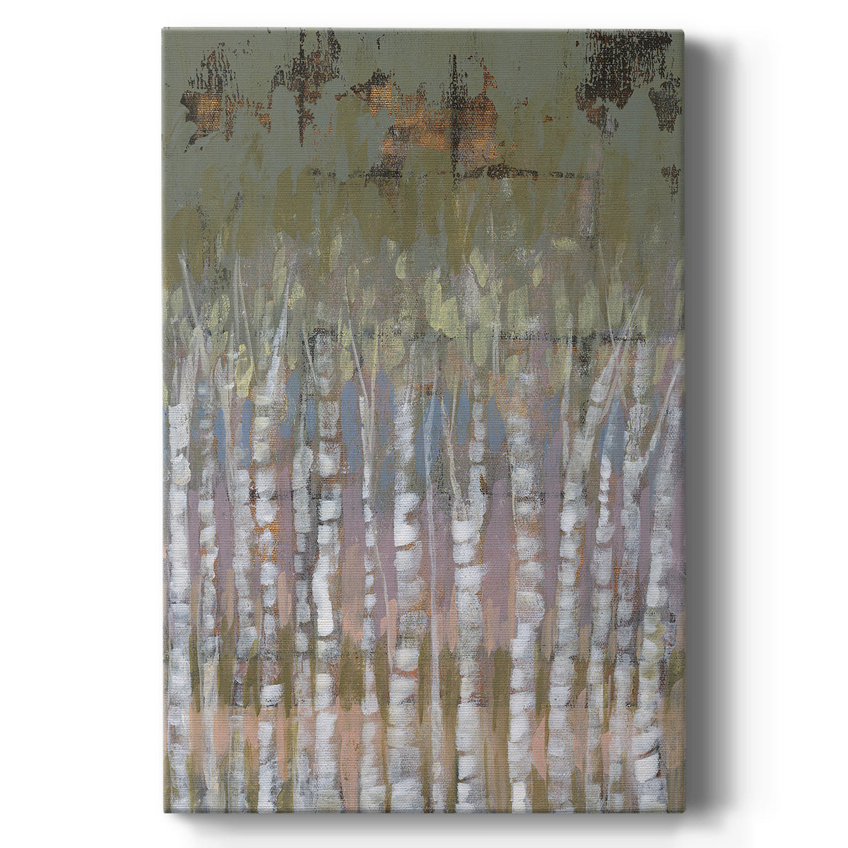 Pastel Birchline II - Canvas Art Print