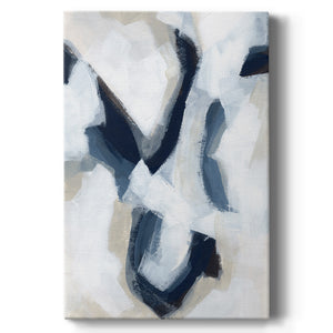 Indigo Imprint I Premium Gallery Wrapped Canvas - Ready to Hang
