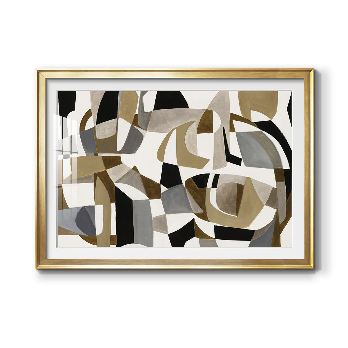 Circle Game - Modern Framed Art Print