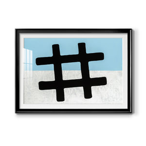 Hashtag - Modern Framed Art Print