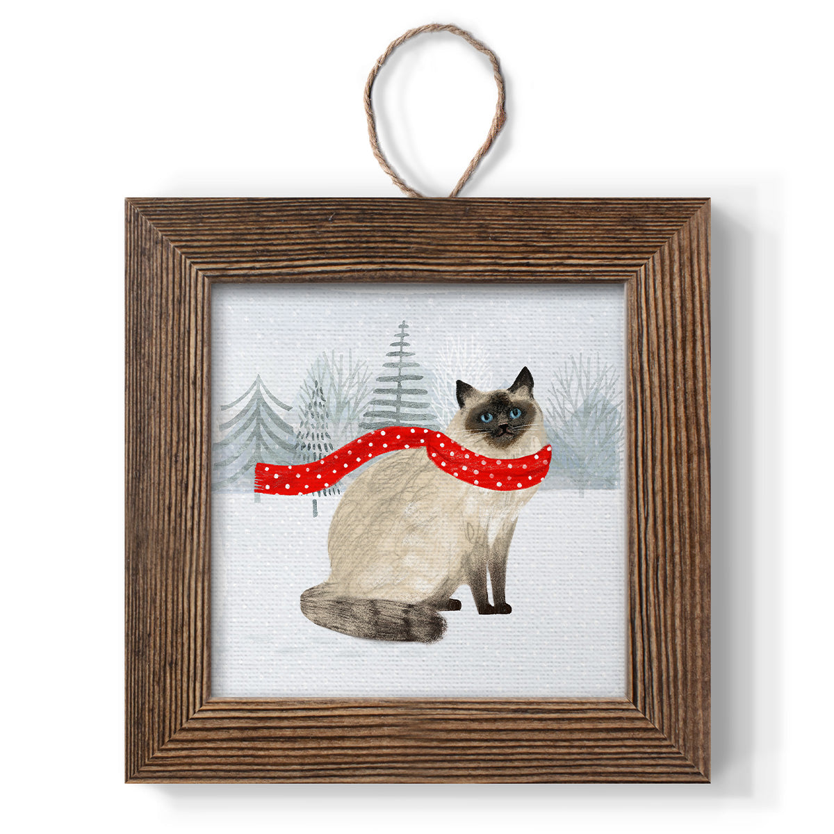 Christmas Cats & Dogs III, Handmade Ornament